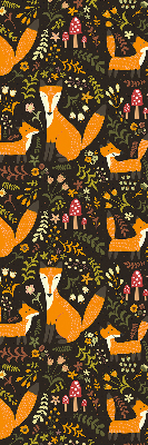 Store enrouleur Les renards et les plantes