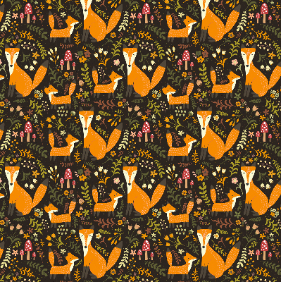 Store enrouleur Les renards et les plantes