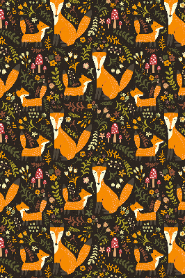 Store enrouleur Les renards et les plantes