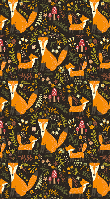 Store enrouleur Les renards et les plantes