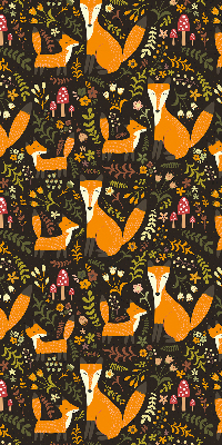 Store enrouleur Les renards et les plantes