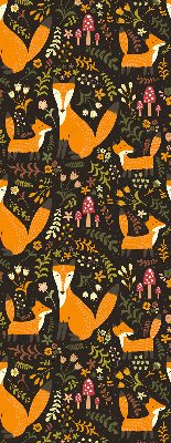 Store enrouleur Les renards et les plantes