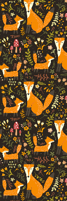 Store enrouleur Les renards et les plantes