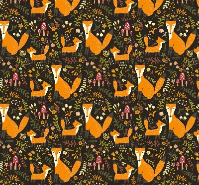 Store enrouleur Les renards et les plantes