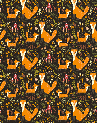 Store enrouleur Les renards et les plantes