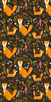 Store enrouleur Les renards et les plantes