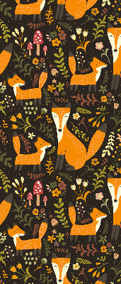 Store enrouleur Les renards et les plantes