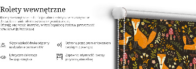 Store enrouleur Les renards et les plantes