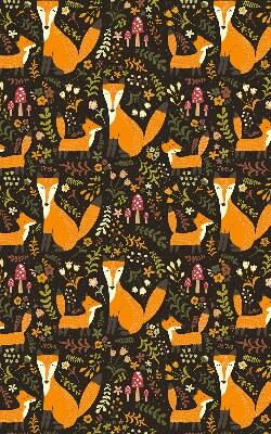 Store enrouleur Les renards et les plantes