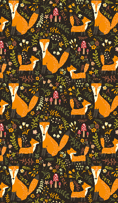 Store enrouleur Les renards et les plantes