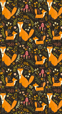 Store enrouleur Les renards et les plantes