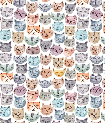 Store intérieur Visages de chat colorés