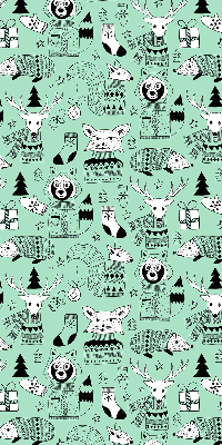 Store intérieur Animaux d'hiver