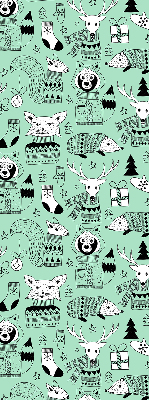 Store intérieur Animaux d'hiver