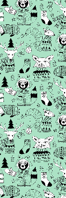 Store intérieur Animaux d'hiver