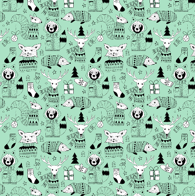 Store intérieur Animaux d'hiver