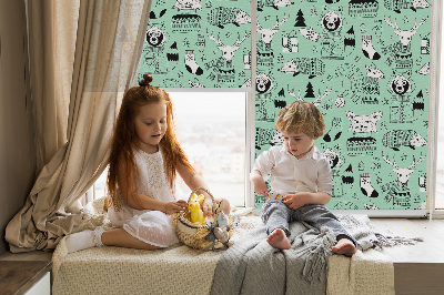 Store intérieur Animaux d'hiver