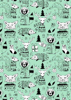 Store intérieur Animaux d'hiver