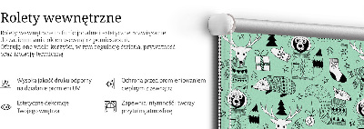 Store intérieur Animaux d'hiver