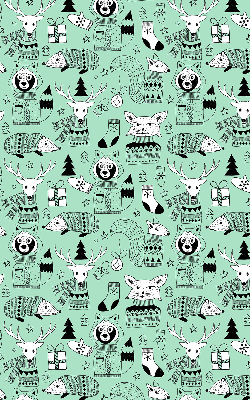 Store intérieur Animaux d'hiver