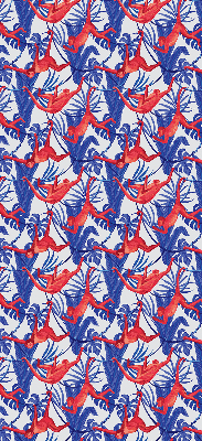 Store enrouleur Singes rouges