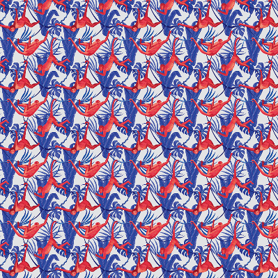 Store enrouleur Singes rouges