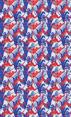 Store enrouleur Singes rouges