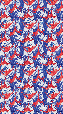 Store enrouleur Singes rouges