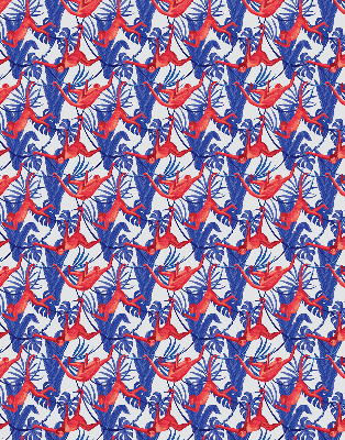 Store enrouleur Singes rouges