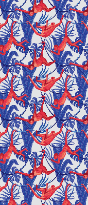 Store enrouleur Singes rouges