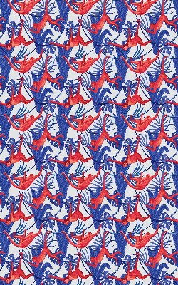 Store enrouleur Singes rouges