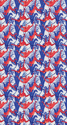 Store enrouleur Singes rouges