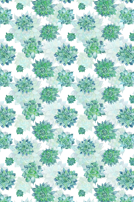 Store enrouleur Fleurs vertes