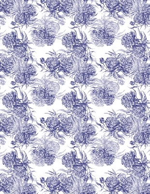 Store intérieur Bouquet bleu