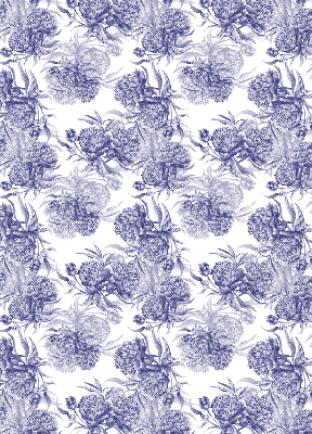 Store intérieur Bouquet bleu