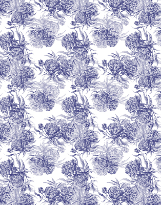 Store intérieur Bouquet bleu