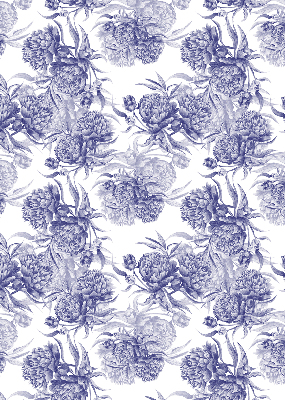 Store intérieur Bouquet bleu