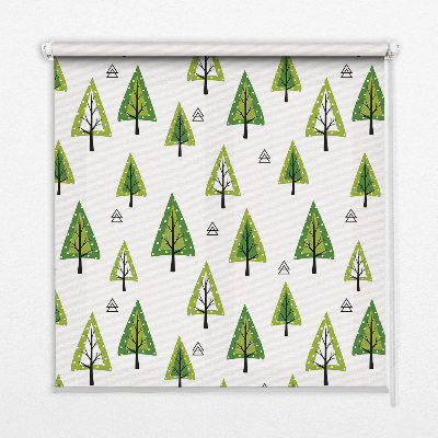 Store enrouleur Forêt dessinée