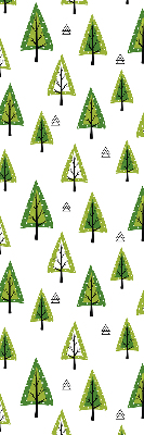 Store enrouleur Forêt dessinée