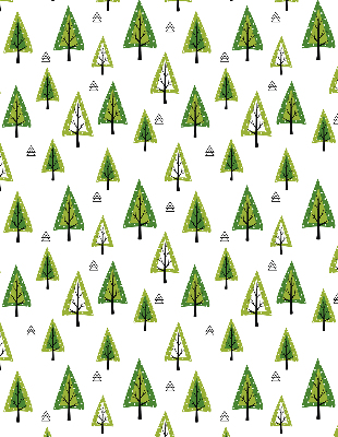 Store enrouleur Forêt dessinée