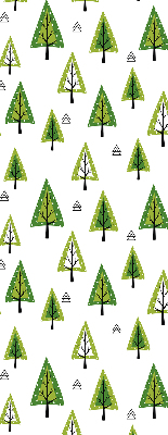 Store enrouleur Forêt dessinée