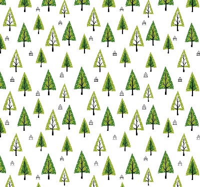 Store enrouleur Forêt dessinée