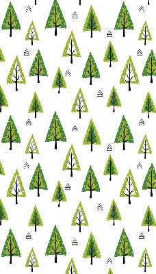 Store enrouleur Forêt dessinée