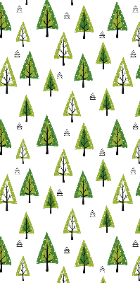 Store enrouleur Forêt dessinée