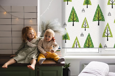 Store enrouleur Forêt dessinée