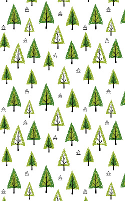 Store enrouleur Forêt dessinée