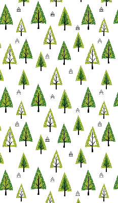 Store enrouleur Forêt dessinée