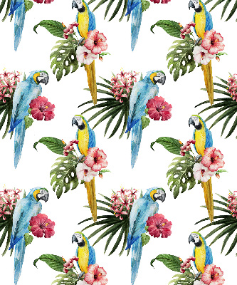 Store intérieur Perroquet sur des fleurs