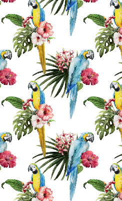 Store intérieur Perroquet sur des fleurs