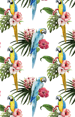 Store intérieur Perroquet sur des fleurs